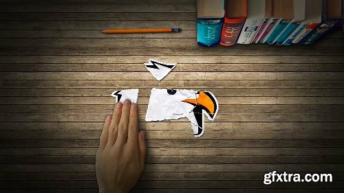 Videohive Collage Logo Reveal 8690037