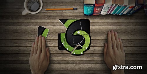 Videohive Collage Logo Reveal 8690037