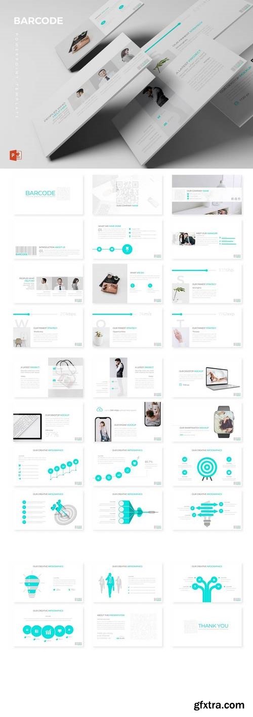 Barcode - Powerpoint, Keynote, Google Sliders Templates