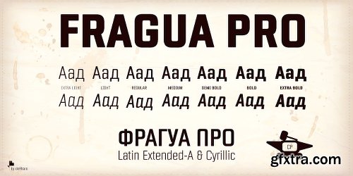 Fragua Pro Font Family - 14 Fonts[