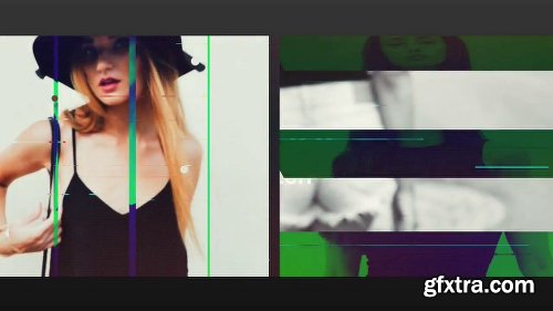 Videohive Modern Glitch Slide 20309413