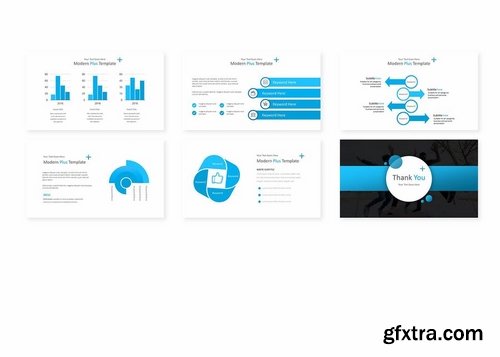 Modern Plus - Powerpoint Keynote and Google Slides Templates