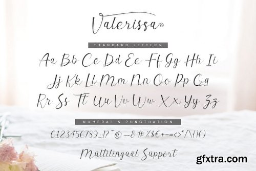 Valerissa Script Font