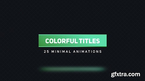 Videohive Colorful Titles 2 16618113