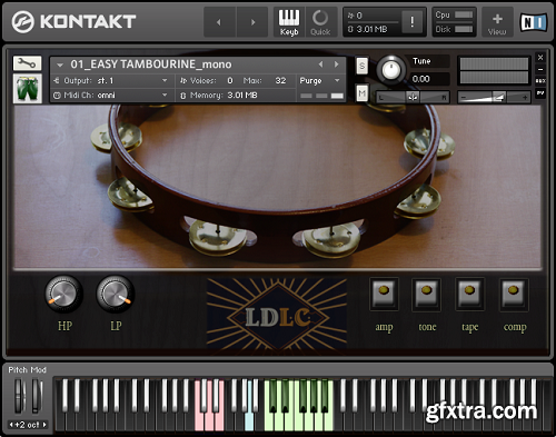 Loops de la Creme EASY TAMBOURINE KONTAKT-ADW