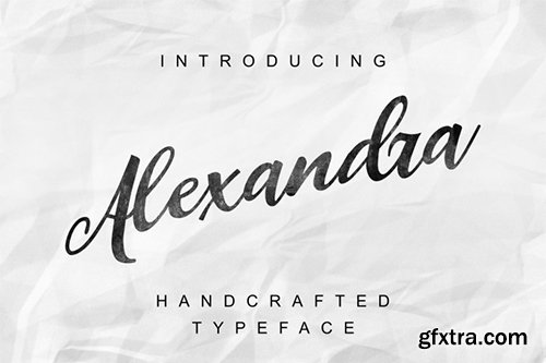 Alexandra handcrafted script font