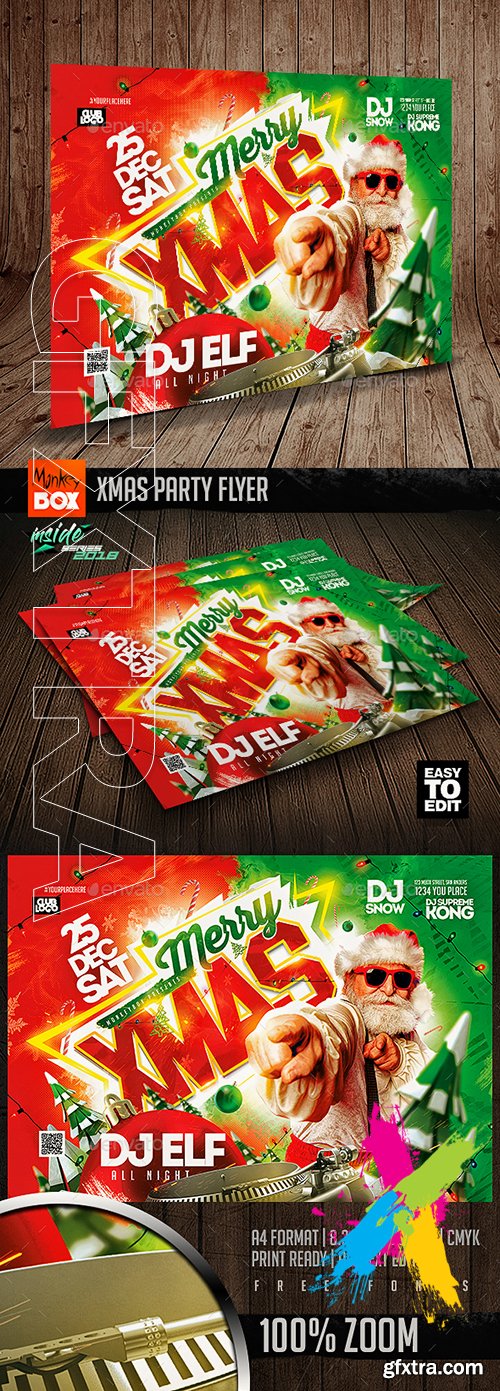 GraphicRiver - Xmas Party Flyer 22827036