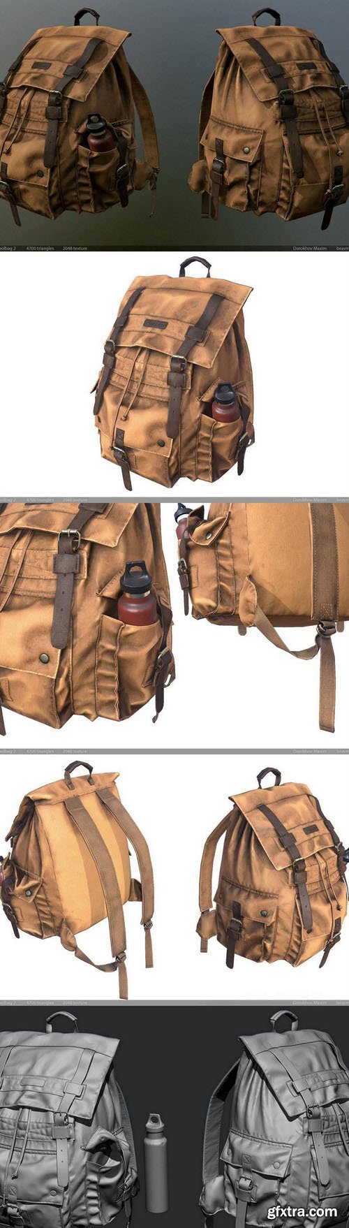 Fabric Backpack – 3d Model