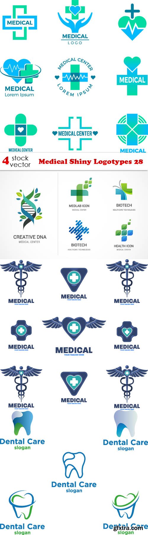 Vectors - Medical Shiny Logotypes 28