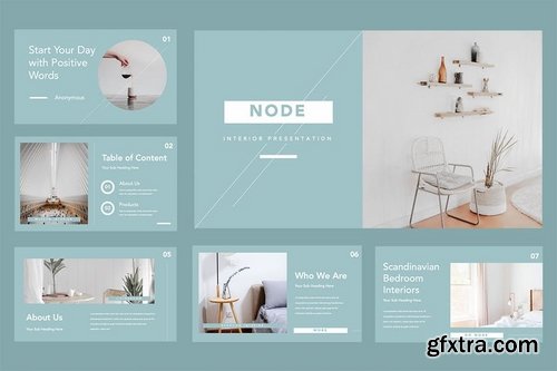 Node Furniture Powerpoint Keynote and Googleslides Presentation