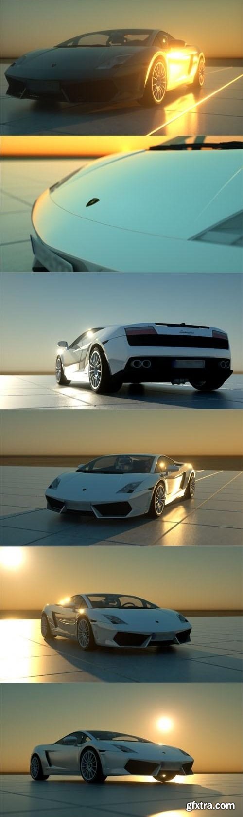 Lamborghini Gallardo LP-550 3d model