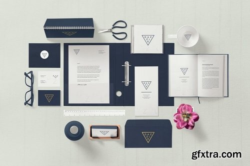 Stationery Branding Mockup Scenes