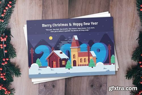 New Year Greeting Card Template