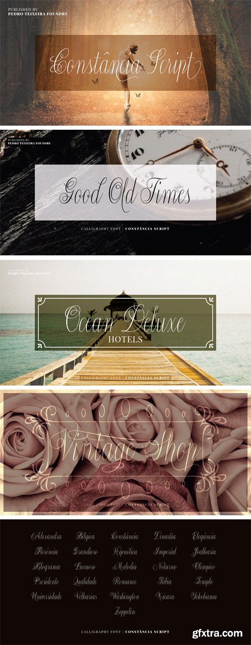 Constancia Script Font