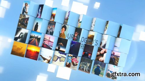 Videohive 3D Cube Mosaic 22012398