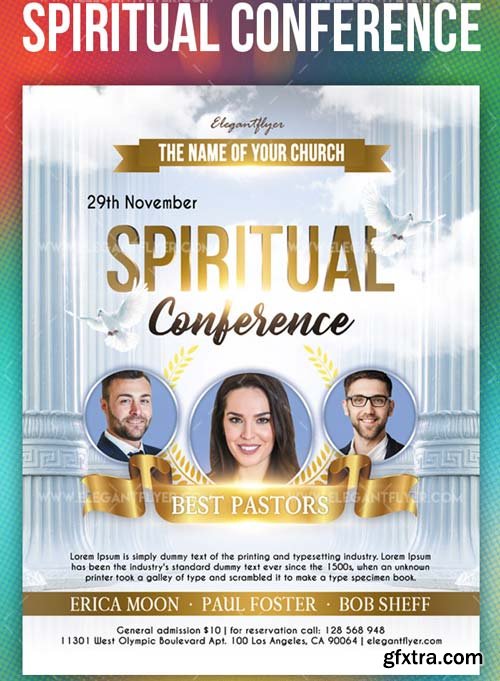 Spiritual Conference V9 2018 Flyer PSD Template