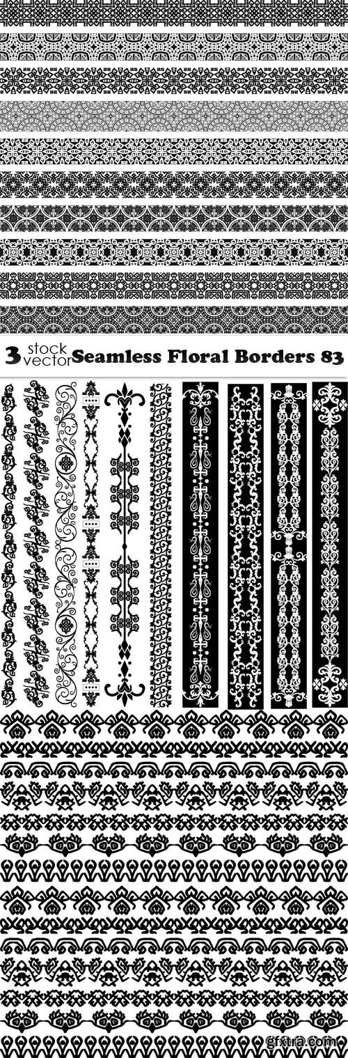 Vectors - Seamless Floral Borders 83