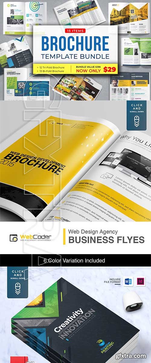 CreativeMarket - Brochure Bundle 3106787