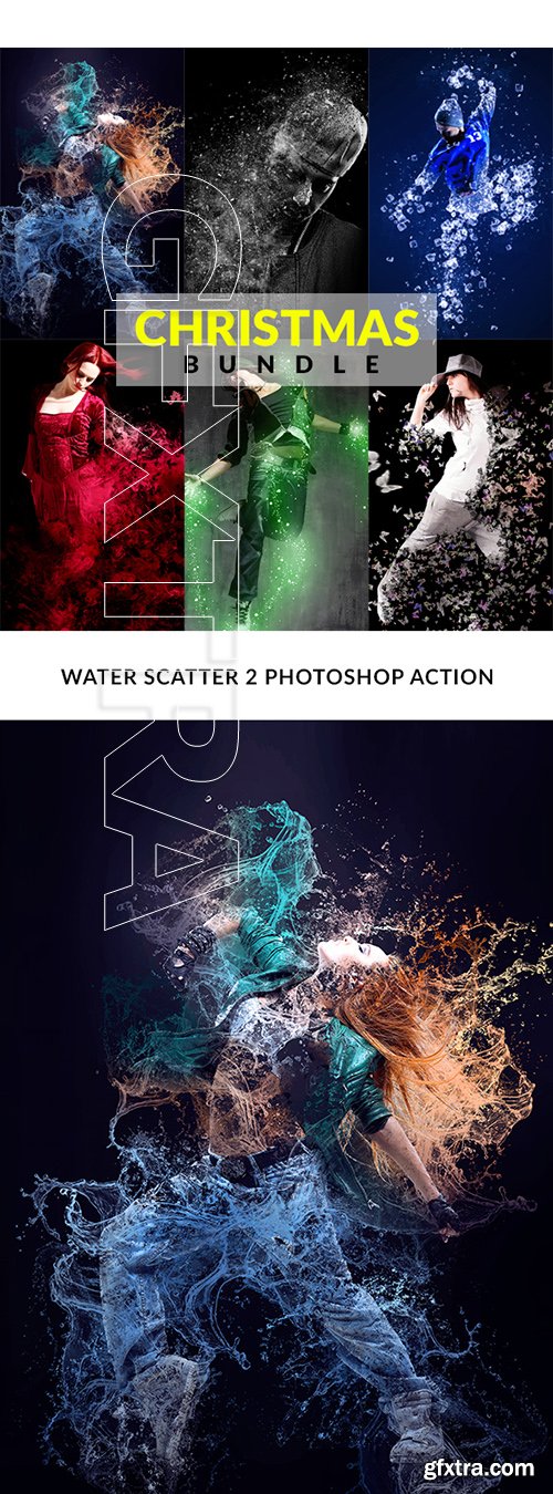 GraphicRiver - Christmas Photoshop Action Bundle 22813011