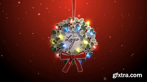 Videohive Merry Christmas Wreath 19105685