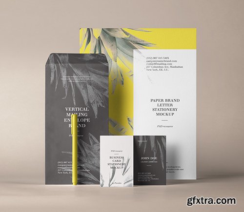 Stationery Branding Mockup Vol 33