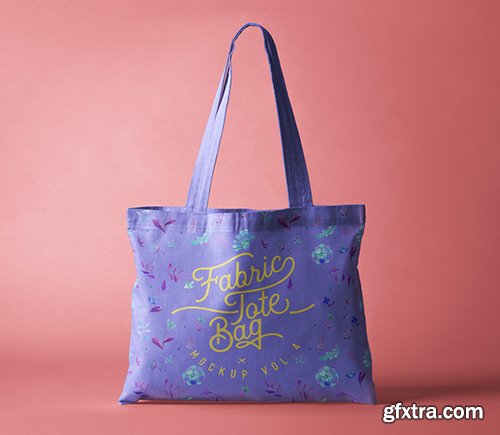 Psd Tote Bag Fabric Mockup Vol 4