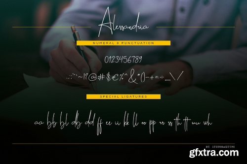 Alessandria Signature Font