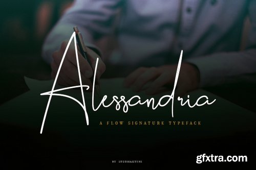 Alessandria Signature Font