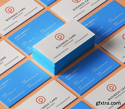 Psd Business Card Branding Mockup 7