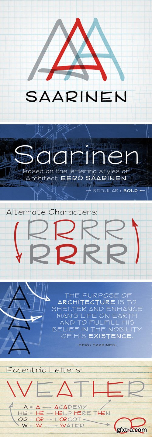 P22 Saarinen Font Family