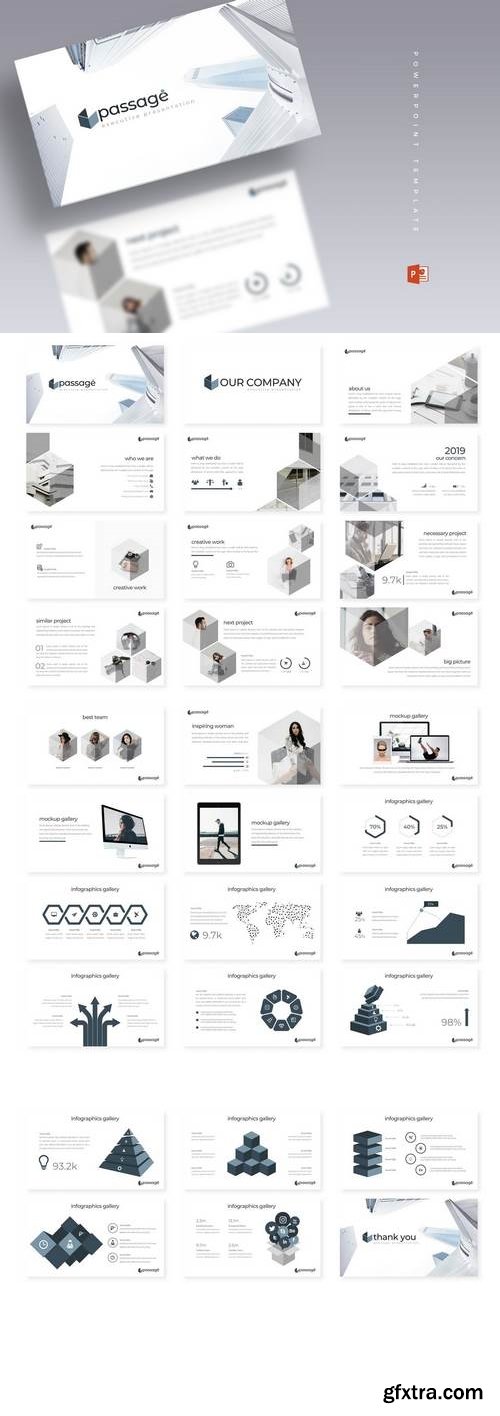 Passage - Powerpoint, Keynote, Google Sliders Templates