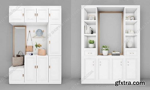 Shoes Cabinet 05 3d model