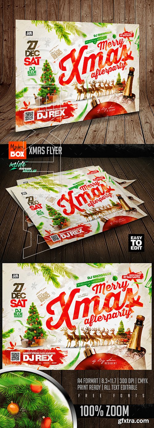 GraphicRiver - Xmas Flyer 22840843