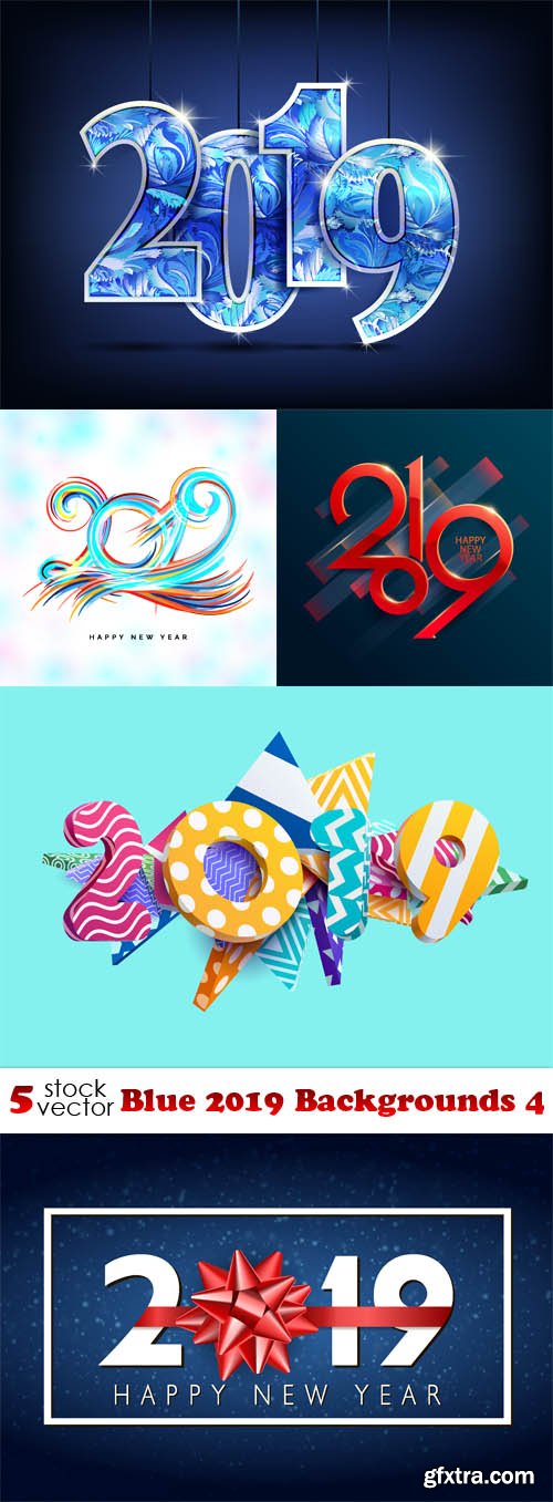 Vectors - Blue 2019 Backgrounds 4