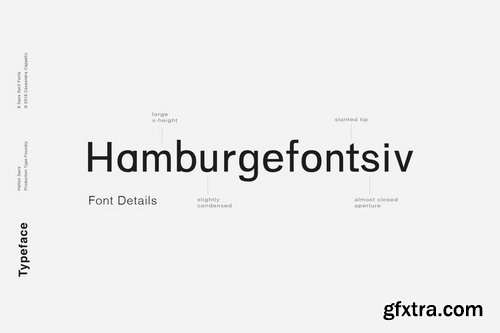 Halton - Modern Sans Serif Typeface Font