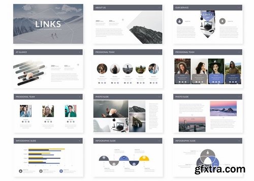 Links - Powerpoint Keynote and Google Slides Templates