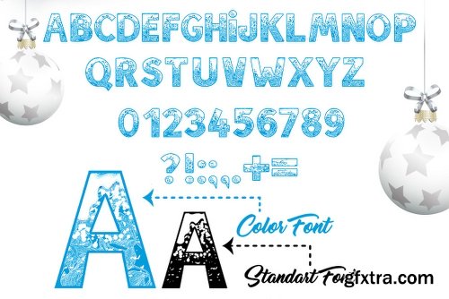 Fontbundles SNOW - Font Family for Christmas!