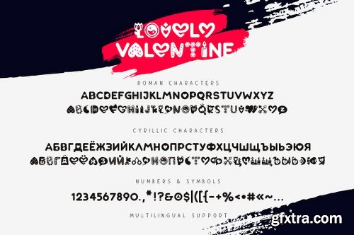 CreativeMarket Lovely Valentine 3172746