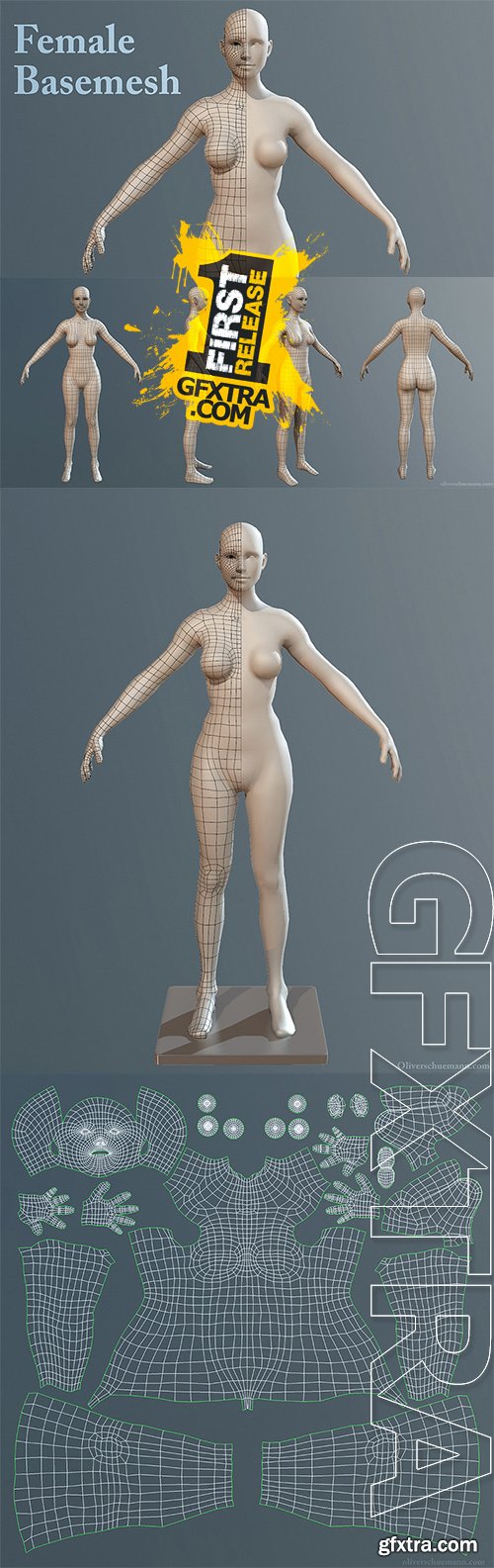 Cubebrush - Female Basemesh