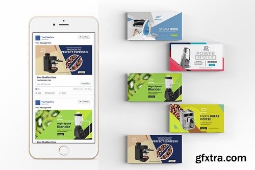 20 Facebook Post Banner - Products Vol 04