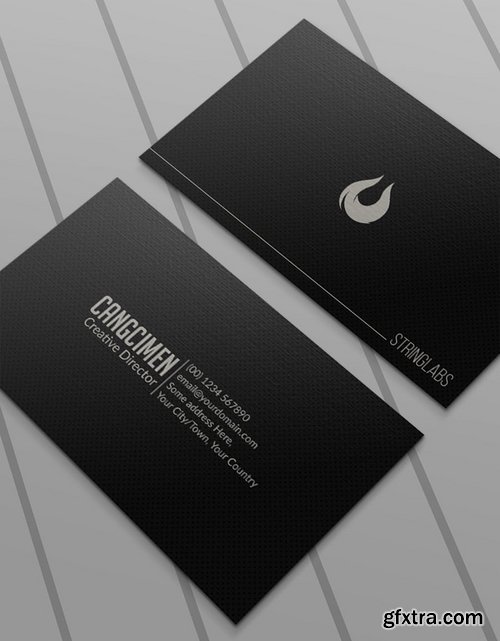 Simple Dark - Business Card Template