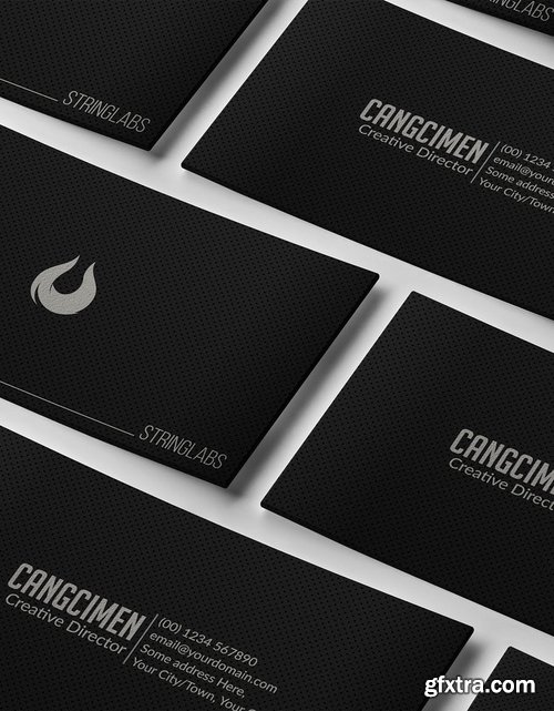 Simple Dark - Business Card Template