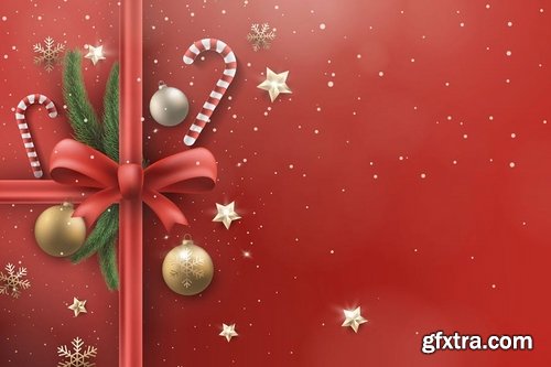 Merry Christmas Vector Backgrounds