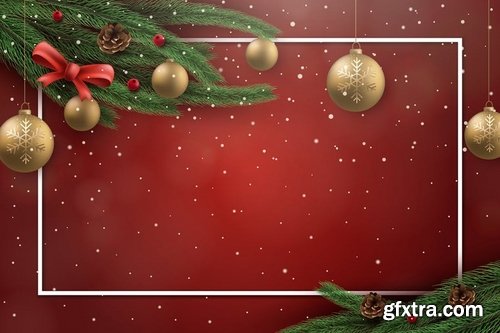 Merry Christmas Vector Backgrounds