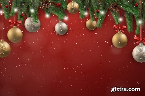 Merry Christmas Vector Backgrounds