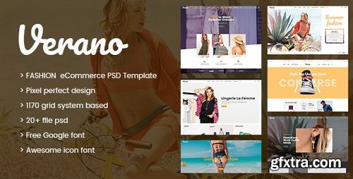 ThemeForest - Verona v1.0 - Ecommerce PSD Template 20268023