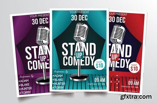 Stand Up Comedy Vol.1 Flyer Template