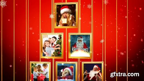 Videohive Christmas Tree Photos Opener 19072882