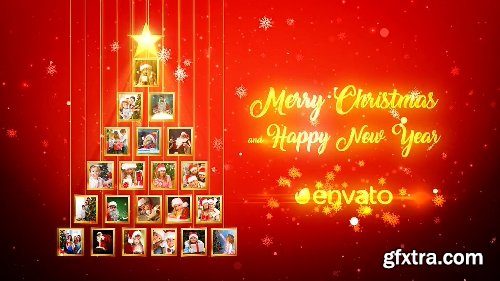 Videohive Christmas Tree Photos Opener 19072882