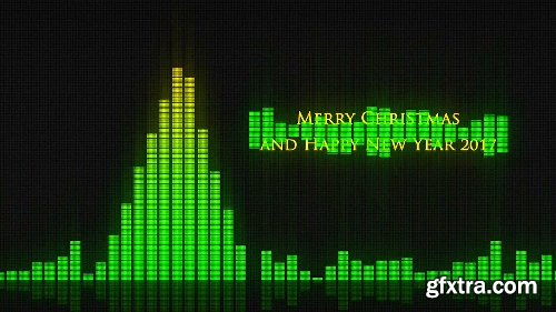 Videohive Audio Meter Christmas Wishes 19031292